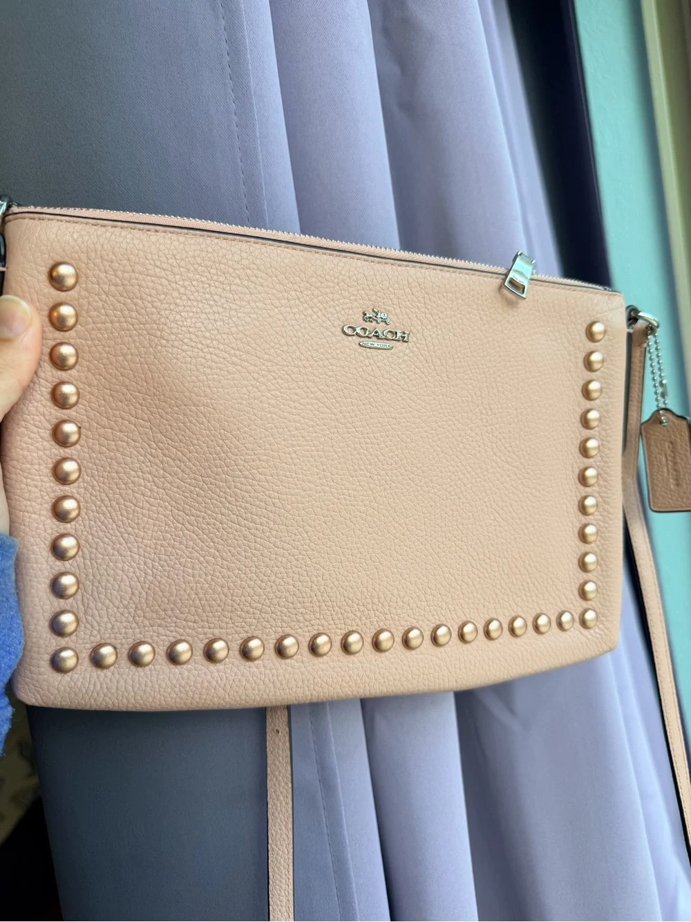 Coach pebbled leather